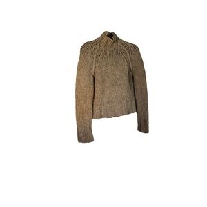 Y2K Abercrombie & Fitch Women's Cable Knit Sweater 100% Wool size Small